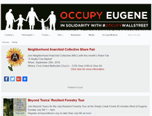 Tablet Screenshot of occupyeugenemedia.org